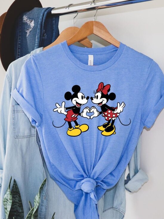Tops - Vintage Mickey Minnie Shirts, Mickey and Friends Matching Shirt